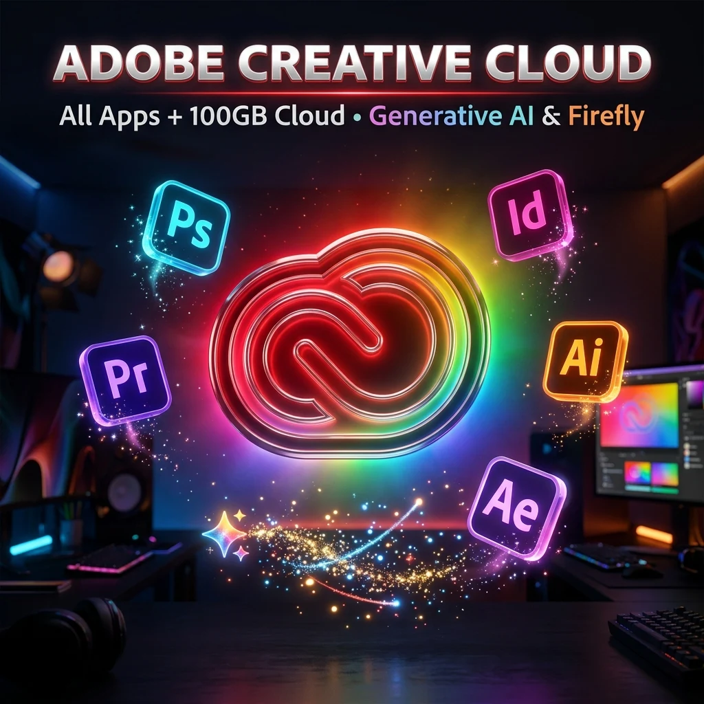 Adobe Photoshop ১২ মাসের প্রিমিয়াম এক্সেস (Desktop & Generative AI)