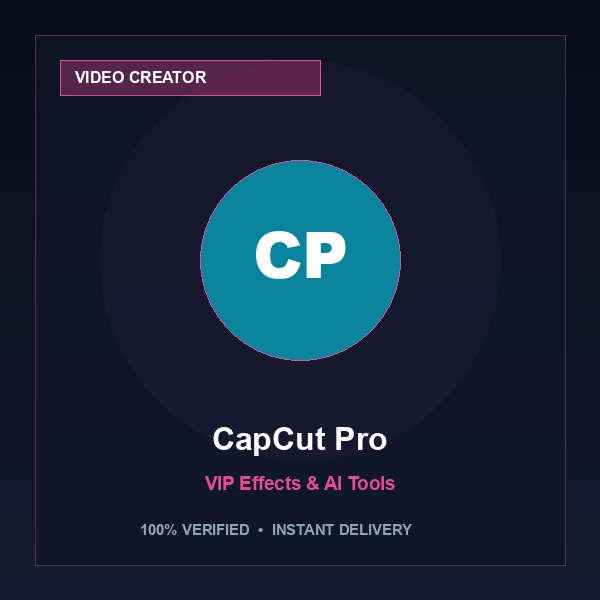 CapCut Pro ১ মাসের প্রিমিয়াম এক্সেস (ফুল ওয়ারেন্টি)
