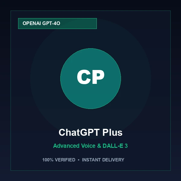 ChatGPT Plus ১ মাসের শেয়ার্ড/লগইন একাউন্ট (নো ওয়ারেন্টি)