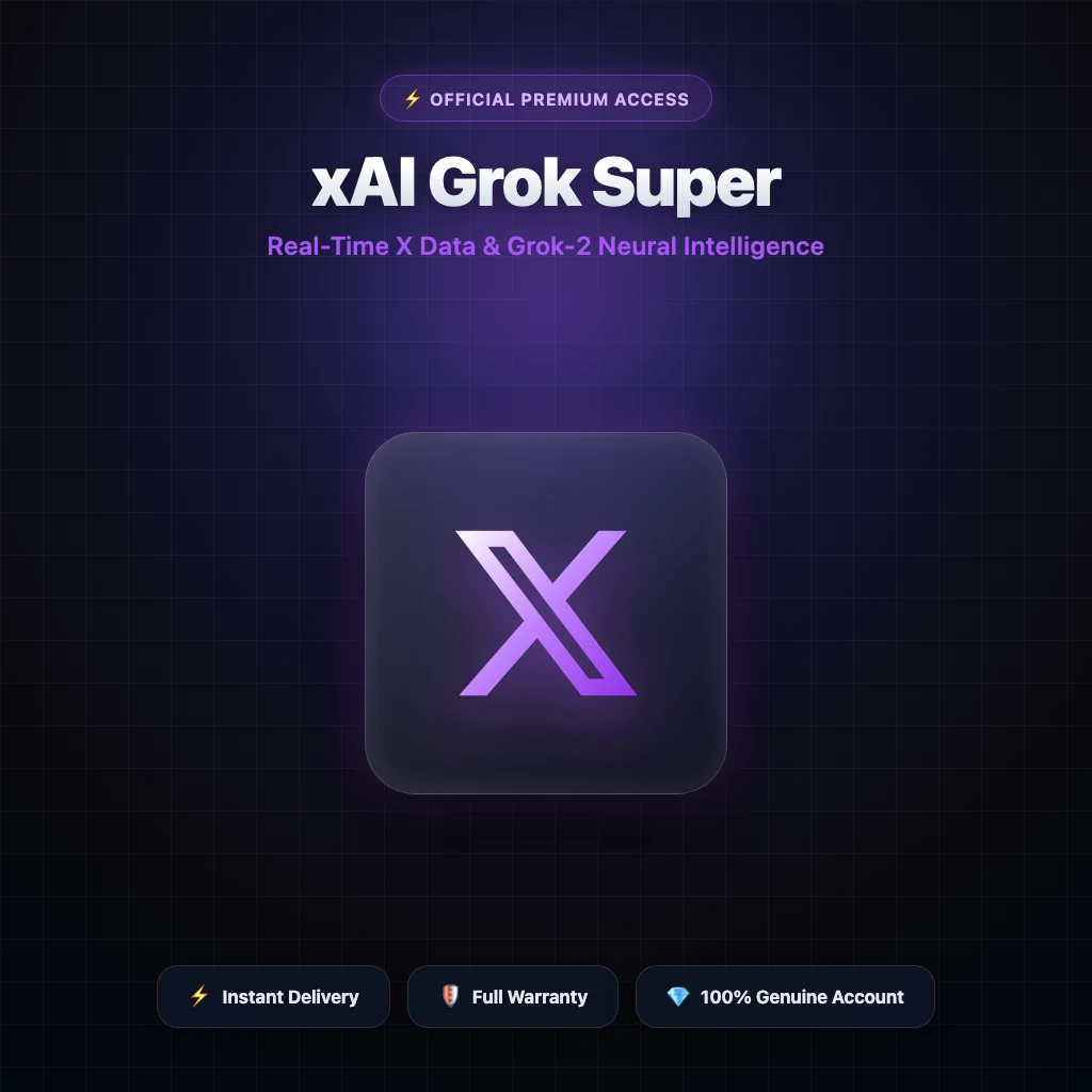xAI Grok Super ৭ দিনের প্রিমিয়াম এক্সেস (৬ দিন ওয়ারেন্টি)