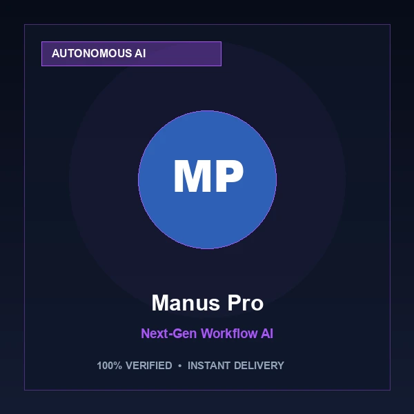 Manus Pro ১ বছরের অফিশিয়াল AI সাবস্ক্রিপশন