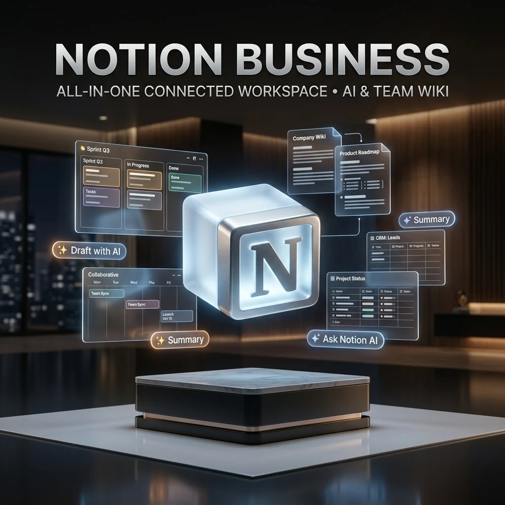 Notion Business ৩ মাসের অফিশিয়াল প্রিমিয়াম এক্সেস