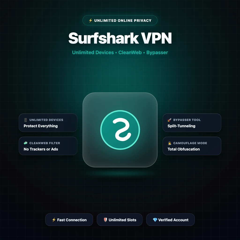 Surfshark VPN ২ মাসের অফিশিয়াল কুপন কোড